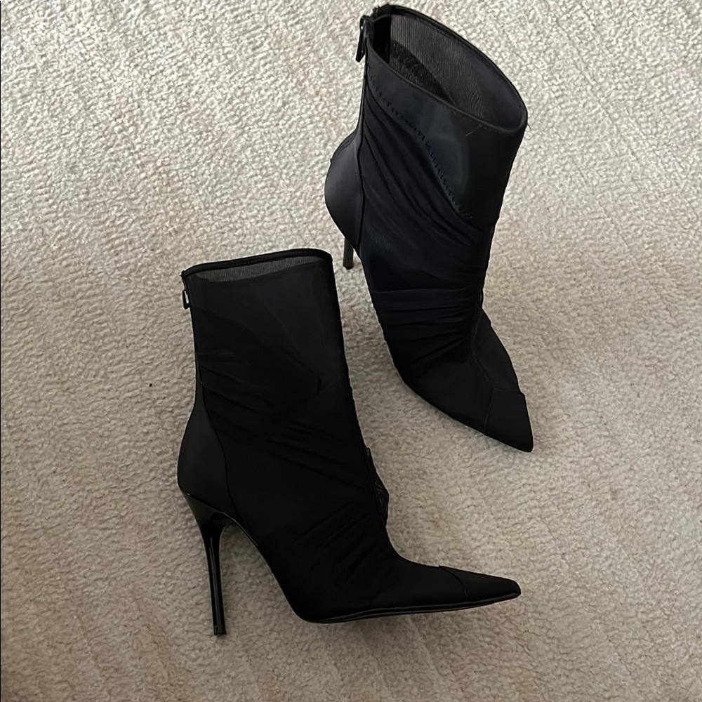 Zara Mesh Booties